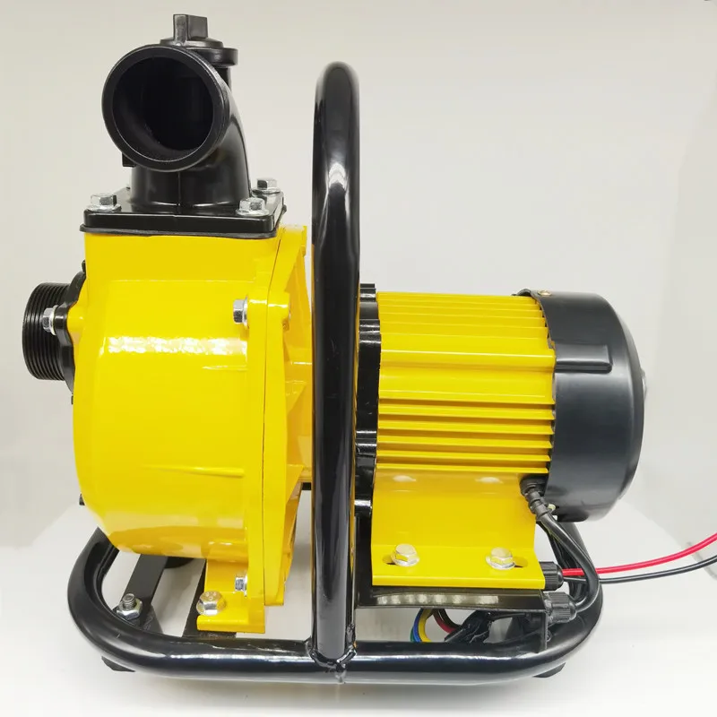 New product Brushless DC 2inch 24v350W MPPT solar self priming centrifugal sewage water pump