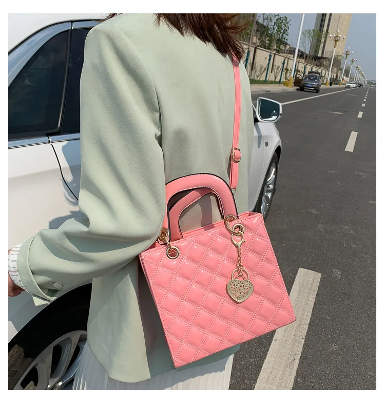 Hot Sale Handbags for Women 2021 Women Plaid Luxury Handbags for Women Designer Leather famous brands Purses and Handbags Ladies