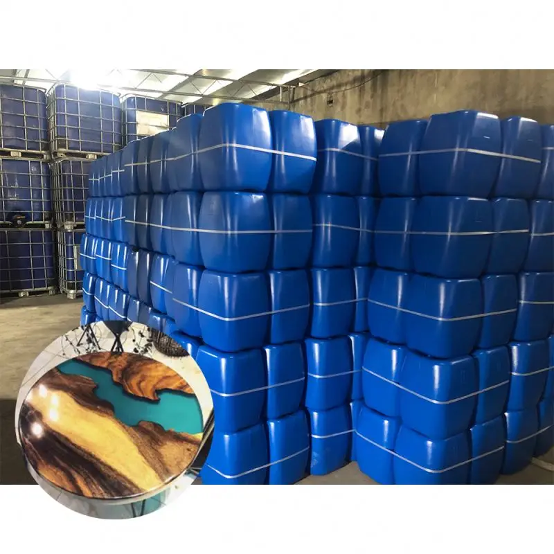 High glossy transparent coating type epoxy AB glue for 3d metallic floor countertop photos surface coating