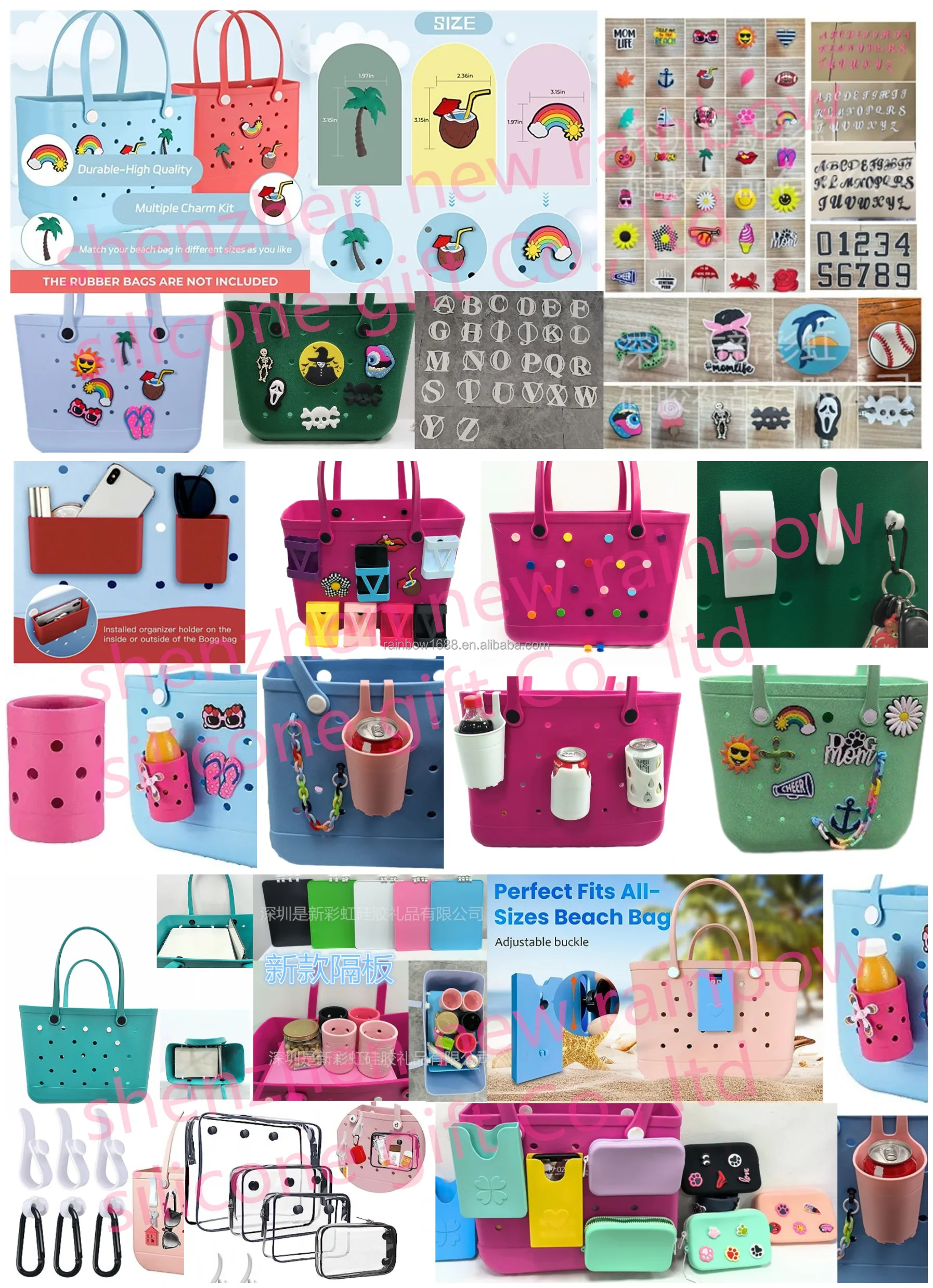 Silicone Shoe Charms Display Stand shoes Charms Holder Fully Organized