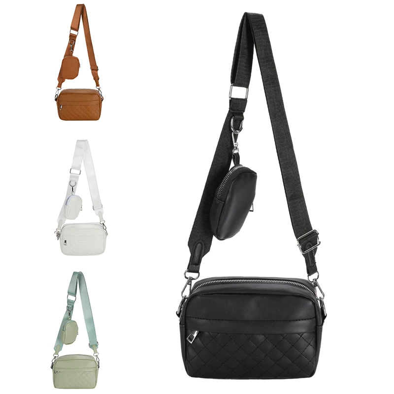 2024 New Hot-Selling Women waterproof PU Leather Luxury Handbags Quilted Wallet Crossbody Laadies Hand Bags Shoulder Bags