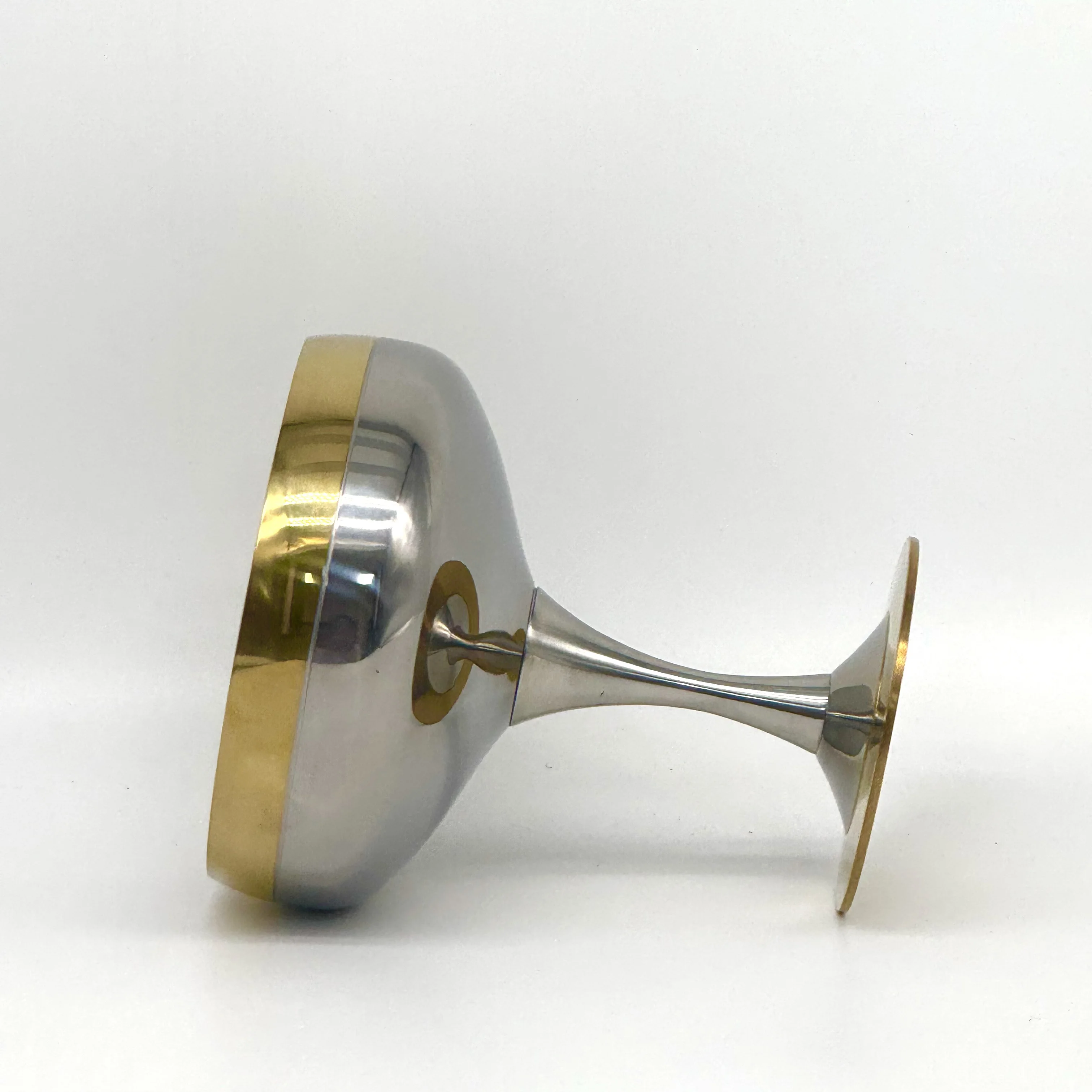 New 304 stainless steel russian glass (wine glass) 8oz Gold Rim Cocktail  Red Wine  Martini Glass Removable for Home Bar