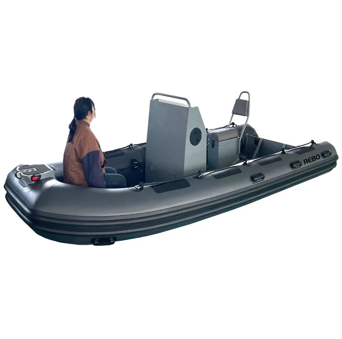 Высокая скорость 16.4ft ПВХ/Hypalon RIB500 Алюминиевый Корпус Надувная лодка с жокейским сиденьем