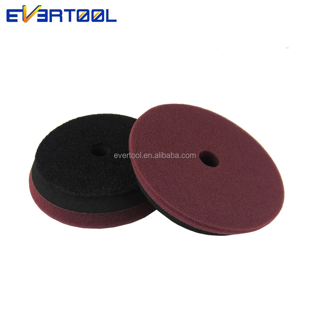 EVERTOOL Foam Dual Action Polisher Cutting Pad Set Automotive Polishing Sponge Soft Buff DA Foam Polishing Disc