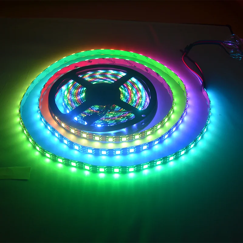 12V WS2815 60LEDs/M Smart Addressable 5050 SMD RGB Digital LED Strip Light 60 Pixels/leds/m