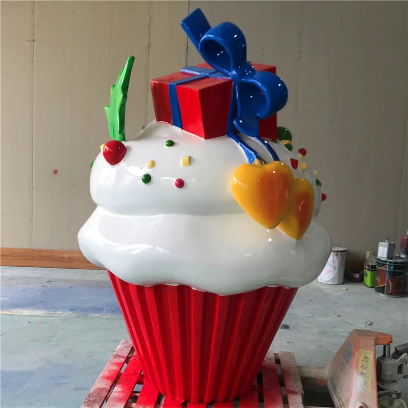 Shopping Center Custom Design Promotional Decorative Resin Ice Cream