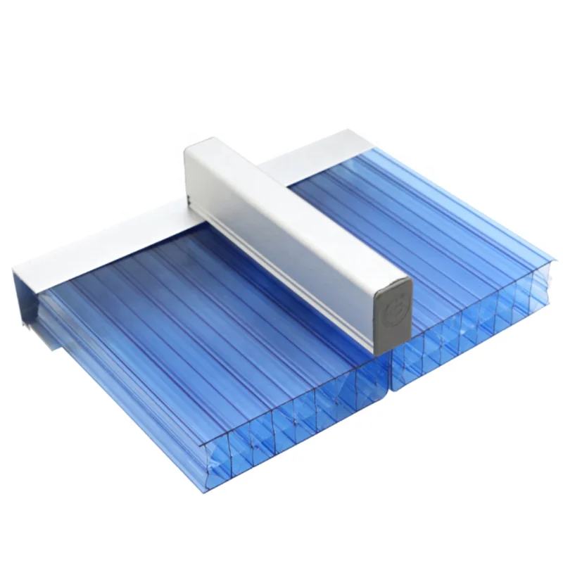 Anti UV Waterproof  Polycarbonate laminated insulated roof U lock Daylighting PC roof panel