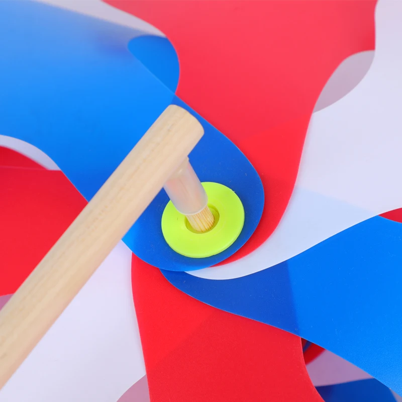 Eco Friendly Durable Beautiful Plastic Windmill Plastic Pinwheels Kids