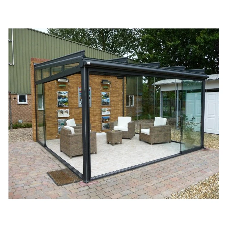 2020 new sunroom exterior tent roof laminated glass house