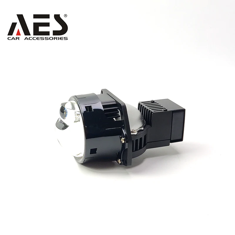 AES high power  3 inch 75W 6000k L3X Biled Projector Lens  with white yellow laser  for car headlight
