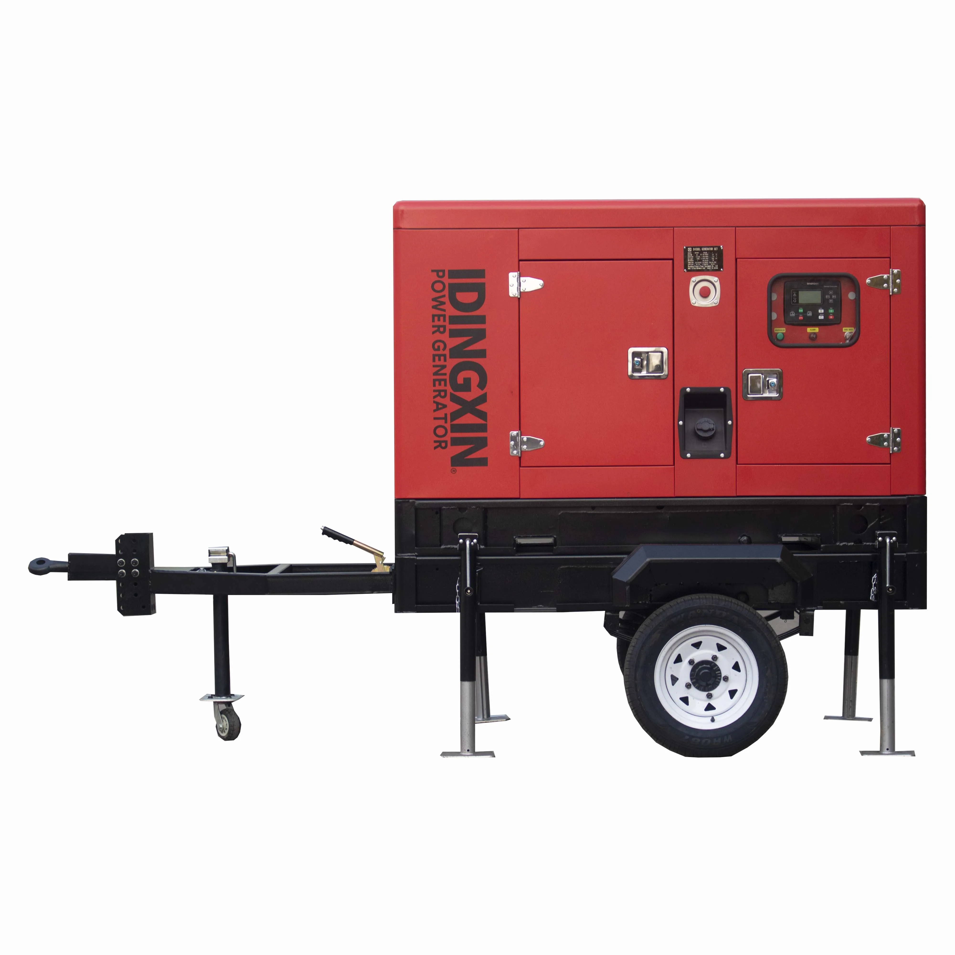 Mobile power station AC 3 phase tractor 30KVA 40KVA 50KVA 60KVA 80KVA 100KW Silent  intelligent diesel generator
