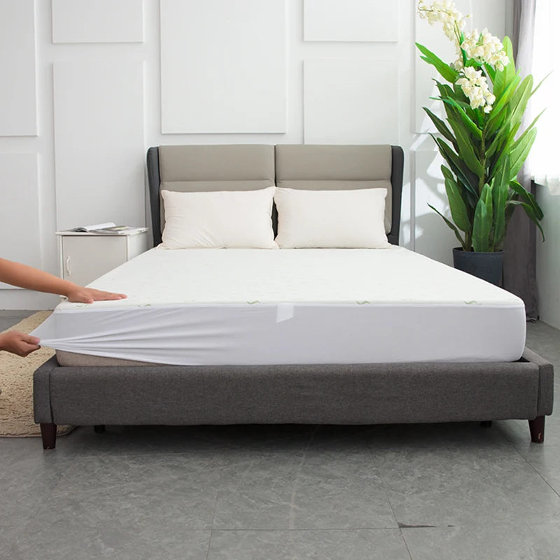 100% Waterproof Queen Mattress Cover Up to 16 Inches Fitted Deep Pocket Comfortable Breathable Cooling Mattress Protector