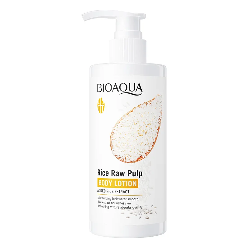 Factory Wholesale Best Soothing Repair Brightening Moisturizing Skin Whitening Body Lotion Rice Hydrating Lotion