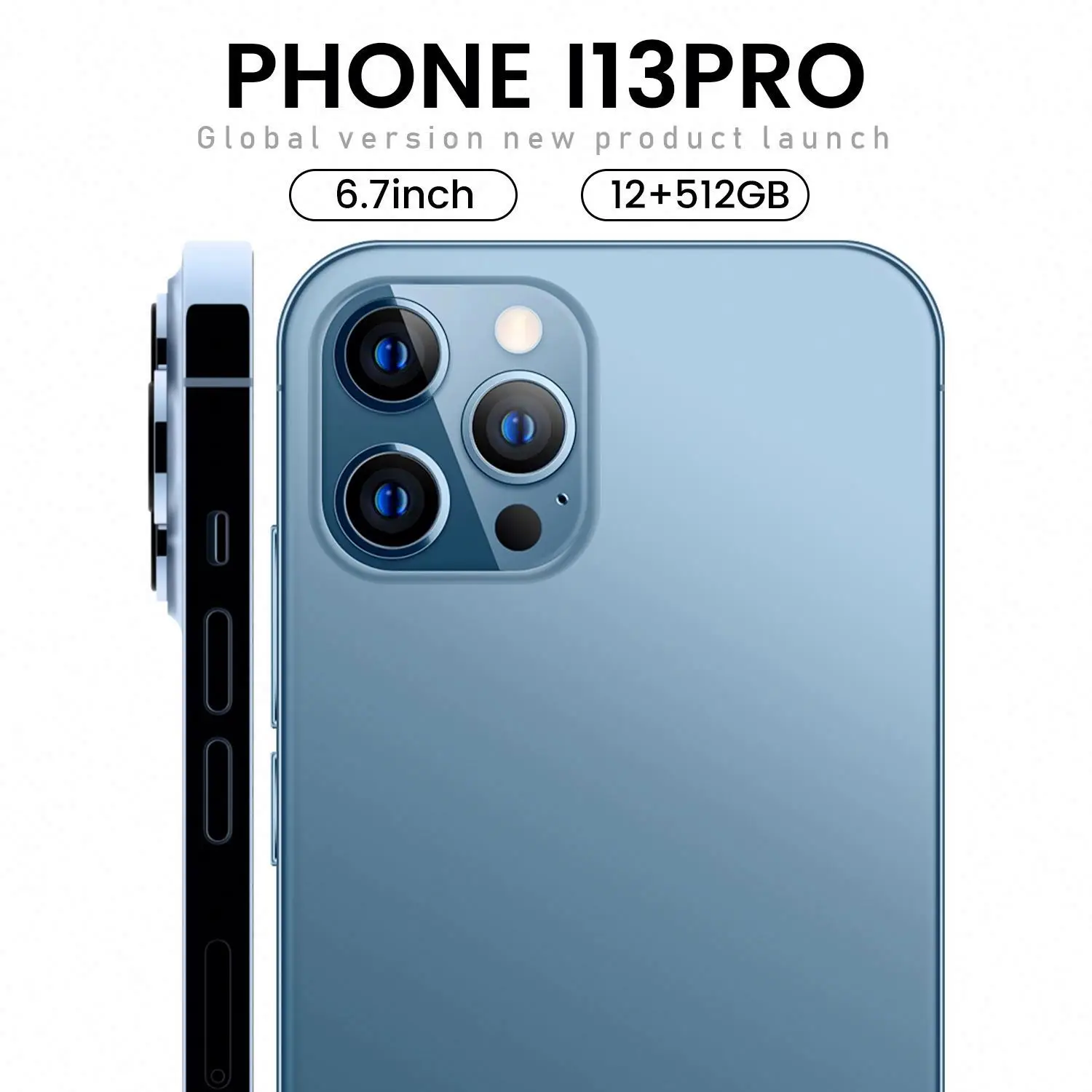 Global Version Smartphones 2021 i13 5.0 inch 512MB+4GB Low Price China Mobile Phones 4G Unlocked Smartphone