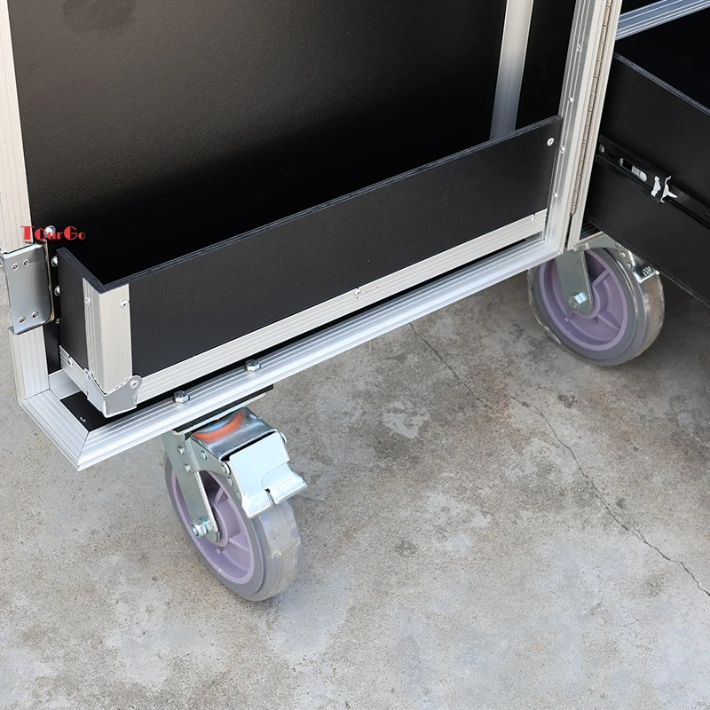 Small horse box locker equestrian double saddle tack locker flight case