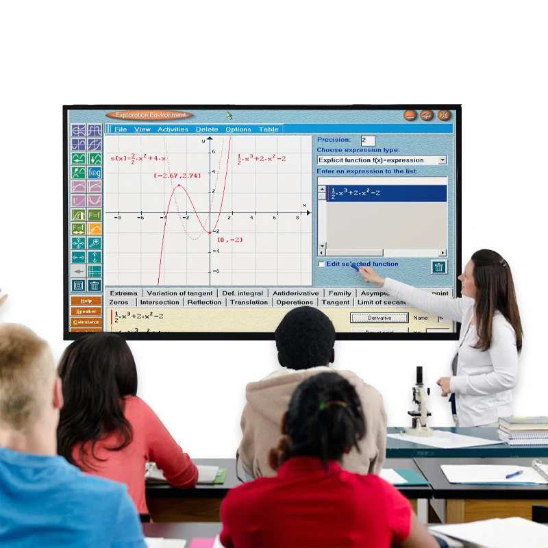 Best Selling 75 Inch Portable Lcd Digital Screen Flat Panel Display Clever Touch Interactive Whiteboard