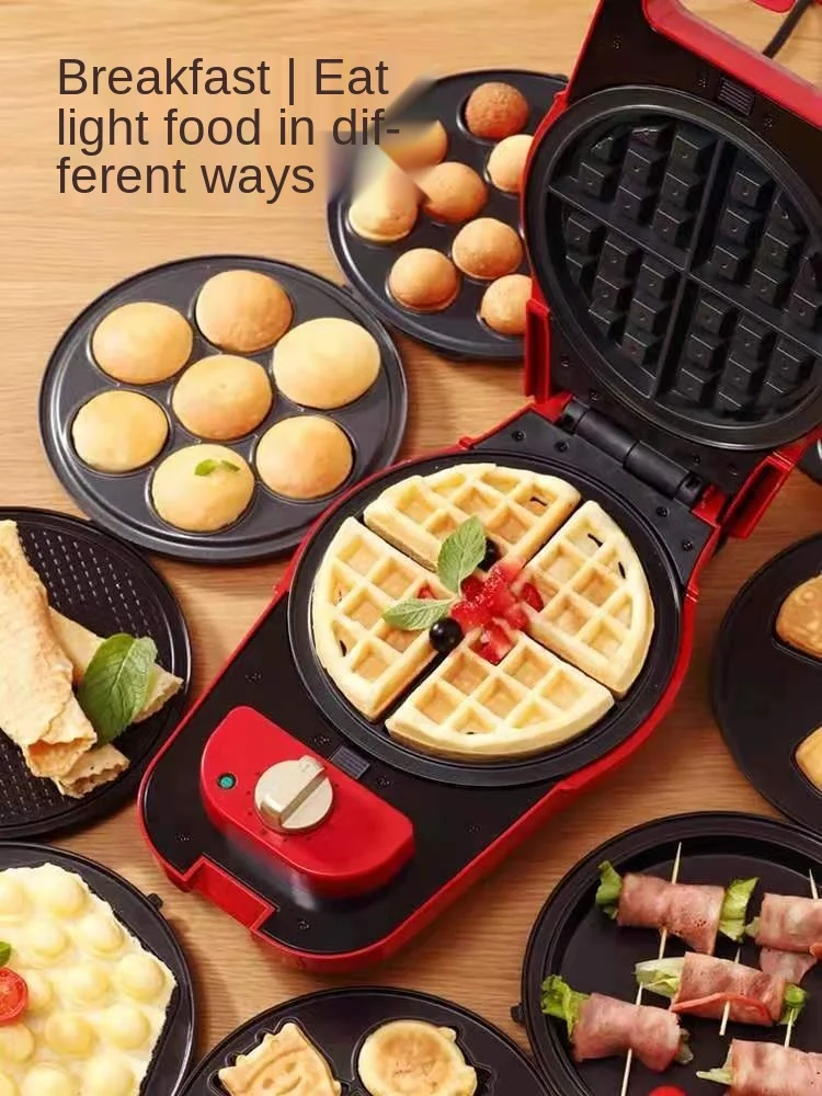 
Tommygo 2021 new product launch sandwich machine breakfast machine artifact household timing multifunctional sealing waffle egg 