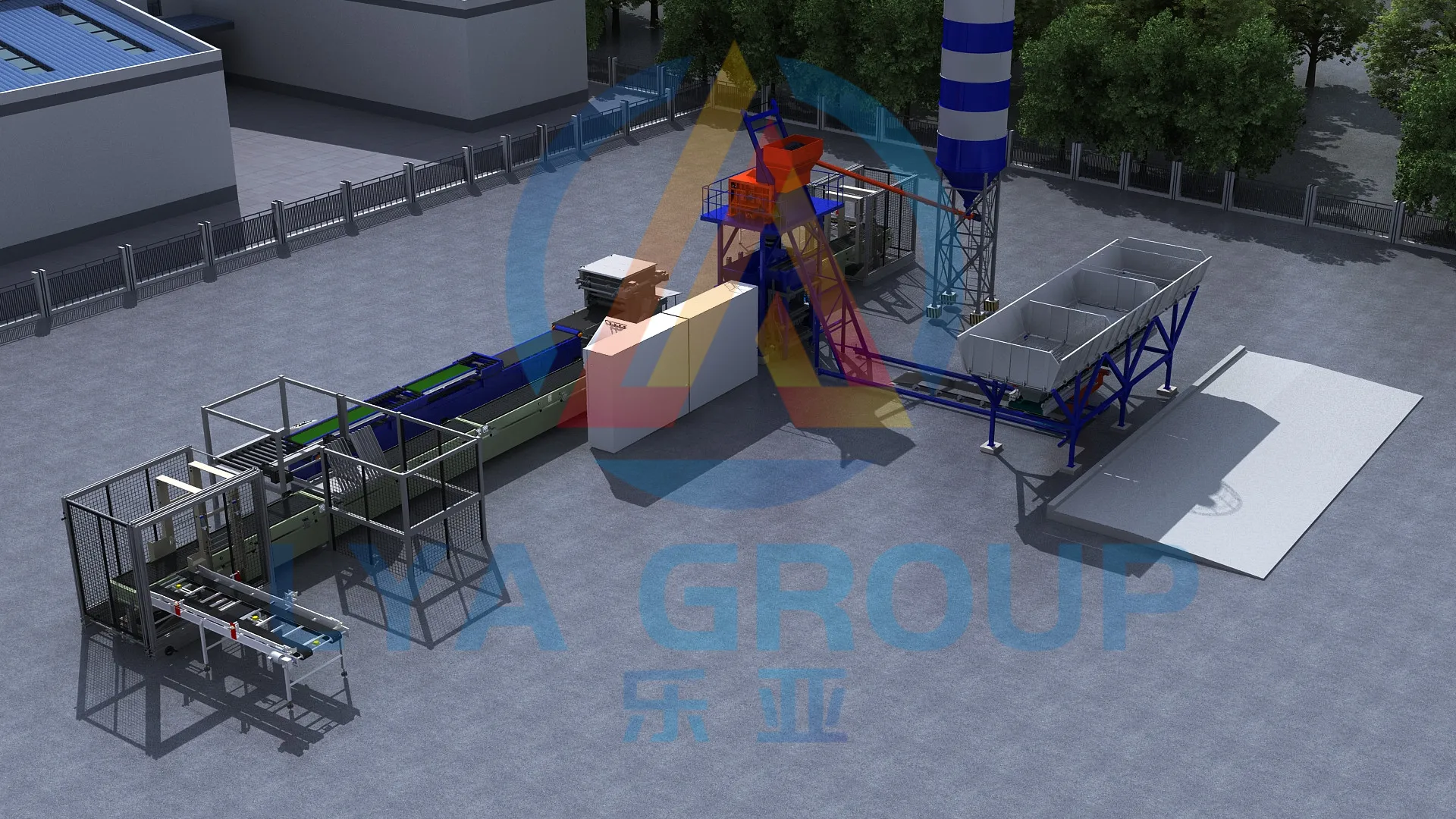 culture stone production line with demoulding