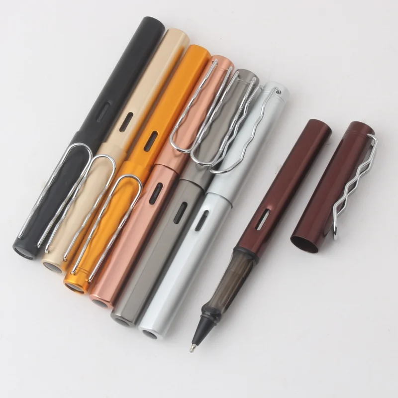 WenYi Advertising Gift Pen Student Practice Calligraphy Aluminum Rod ballpoint Pen Signature Pen With Logo