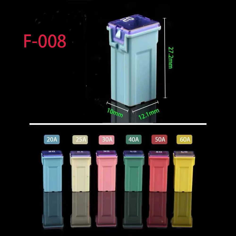 High Quality  20A ~60A Plastic Casing 2 Terminals Female Fuse link for Car Vehicle