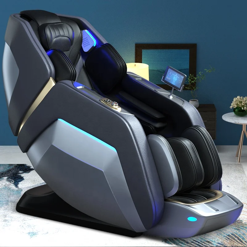 2023 Color Appearance Design New 4D Body Scan Luxury SL Track 5D Zero Gravity Full Body Best Massage Chair, Chair Massage