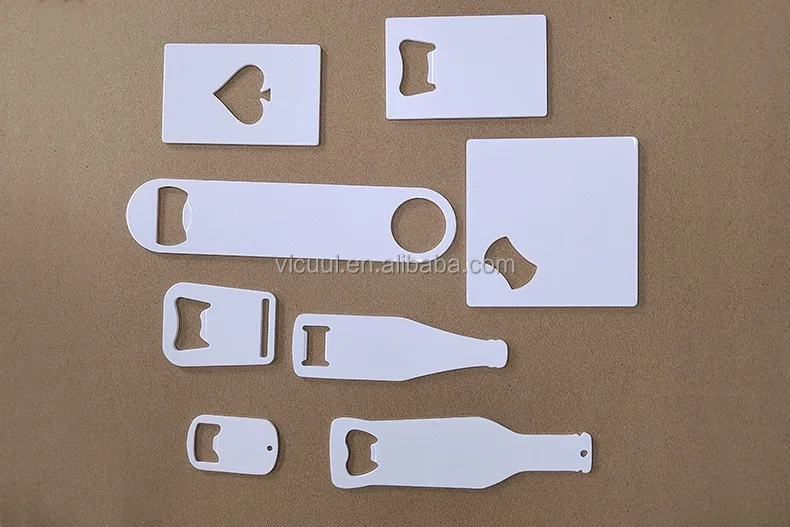 Wholesale Custom Blank Sublimation Stainless Steel Credit Card Bottle Opener