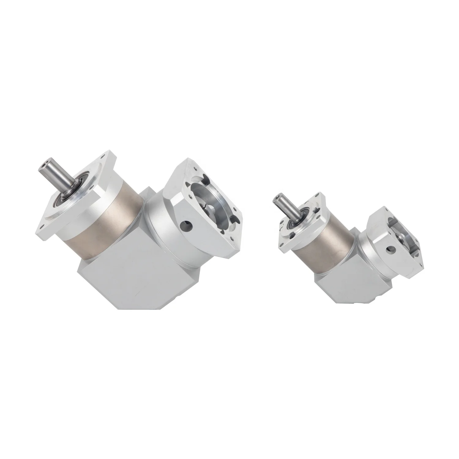 Right Angle Double Stage Planetary Gear Reducer Speed Ratio 16:1 Gearbox Reducer