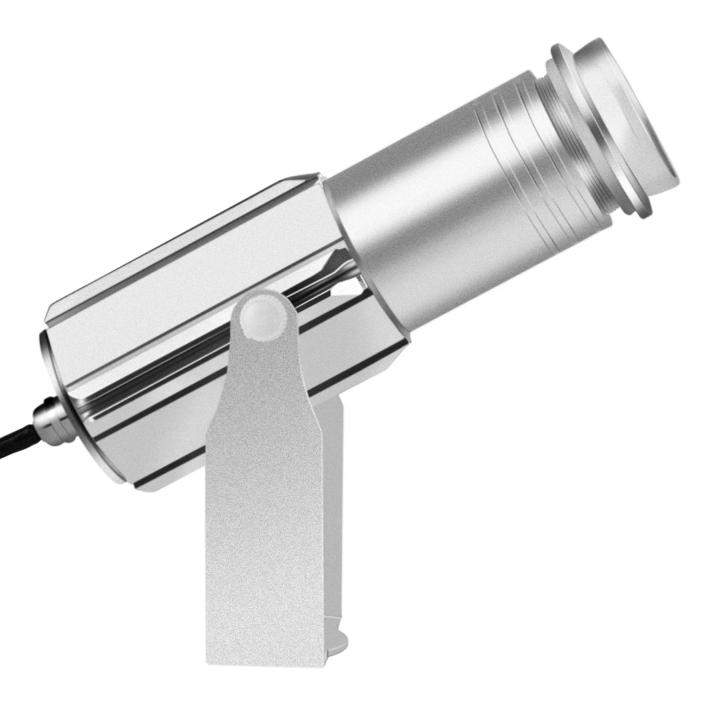 Compact gobo projector advertising Logo rotating light