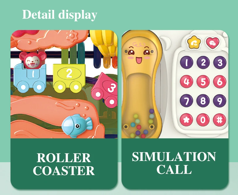 6 in 1 sensory activity cube magic drum musical hexahedron multifunctional early educational activity cube learning toy