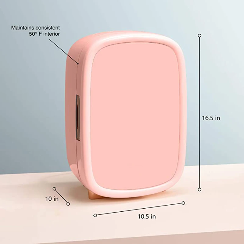 12L cosmetic fridge For Skincare beautiful in colors 100- 240V Custom portable beauty skincare single door small refrigerator