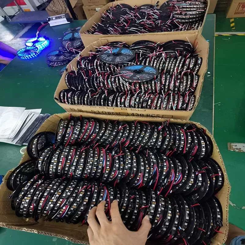 Ws2811 Ws2812b Ws2815 Dmx512 Rgb Smart Led Strip Rgbw Digital Breakpoint Transmission Led Strip 5v 12v 24v