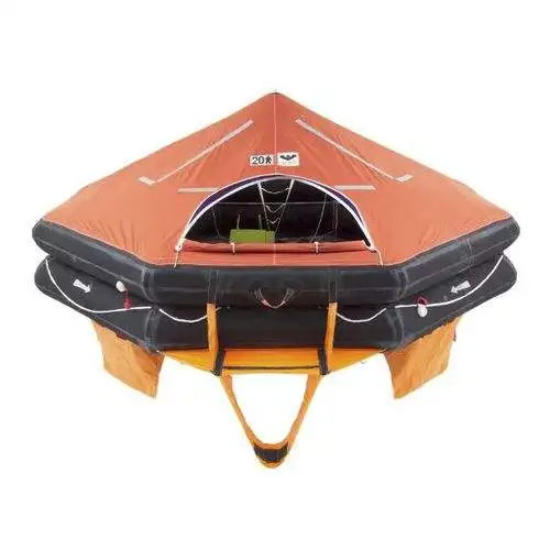 China Supply Life Raft Throw Over Type Marine Inflatable Life Raft