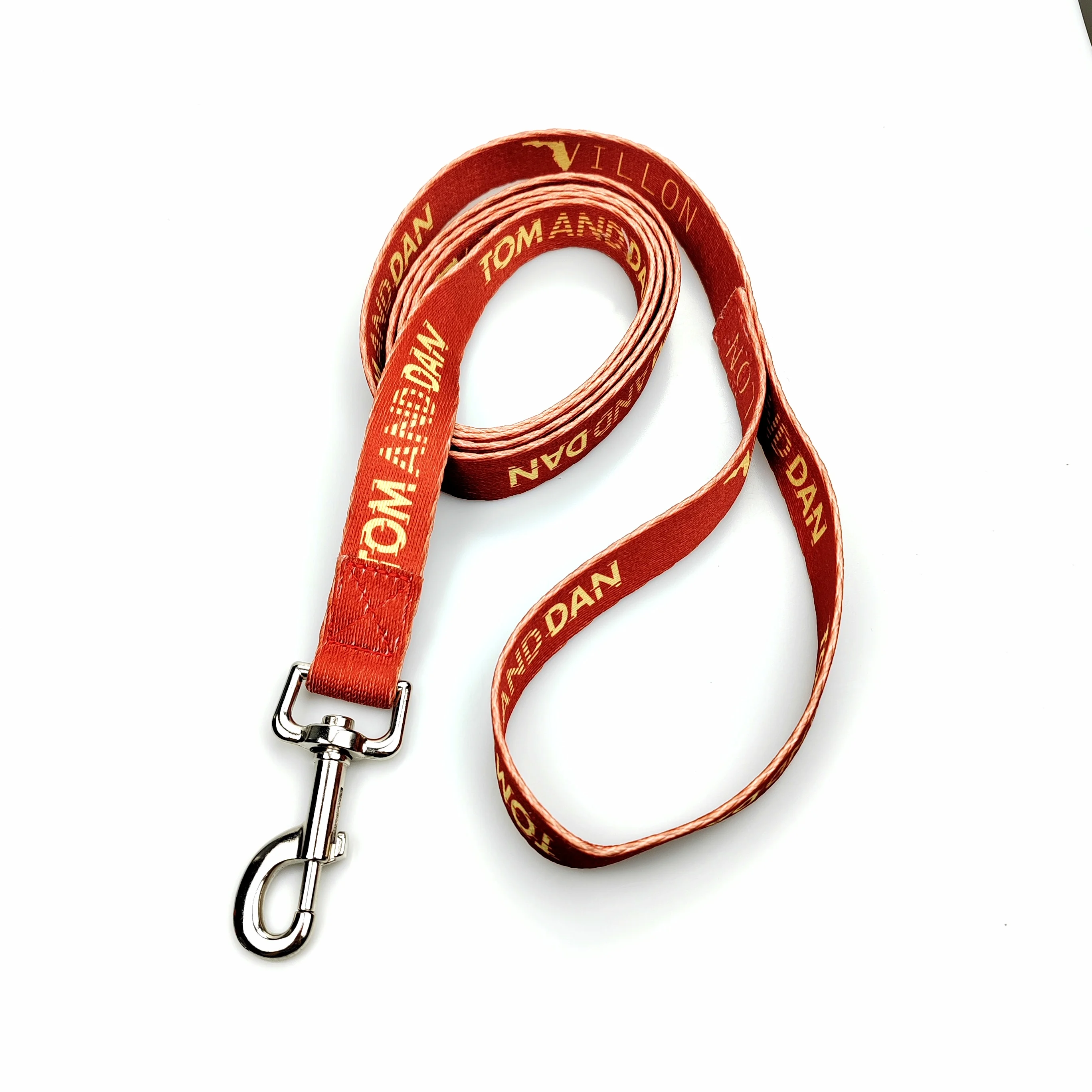 Customized Personalized Polyester Lanyard Bolt Pet Dog/Cat  collar with Adjustable buckle eco friendly pet dog neck tool