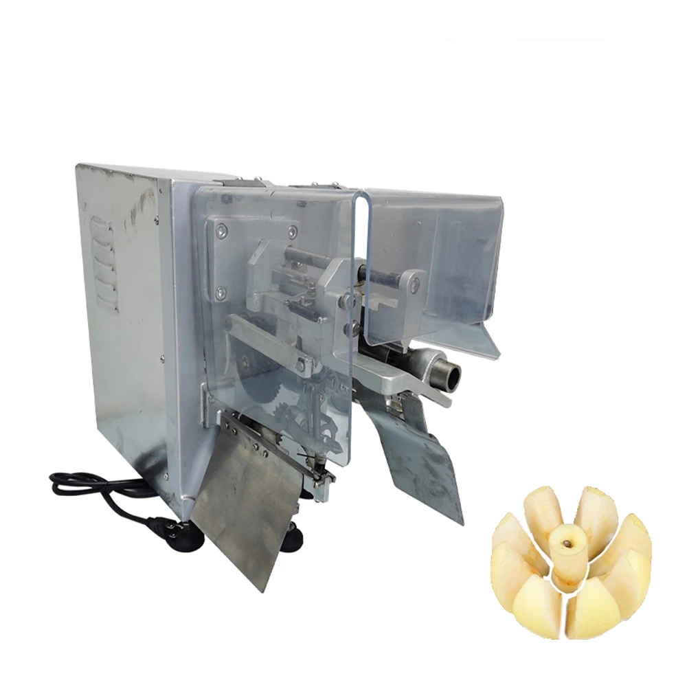 China Suppliers Apple Peel Core And Slicing Peeler And Corer Apple Peeling Coring Machine
