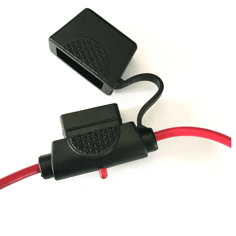 12AWG blade inline electrical automobile middle fuse holder with waterproof cover wiring
