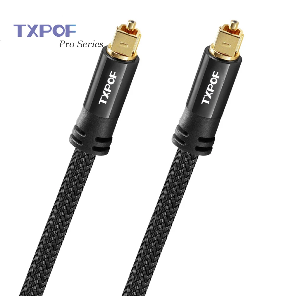  Поо HIFI SPDIF 24k позолоченный цифровой аудио оптический