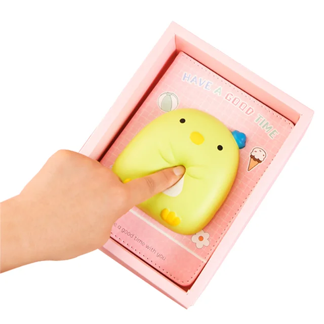 Блокнот декомпрессионный 3D, милый канцелярский Дневник для студентов, игрушек, школьный планер, цветные страницы, дневник с подарочной упаковкой