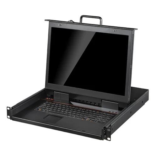 KVM-консоль с сенсорной клавиатурой, 18,5 дюйма, 1 порт/4 порта/8 портов/16 портов