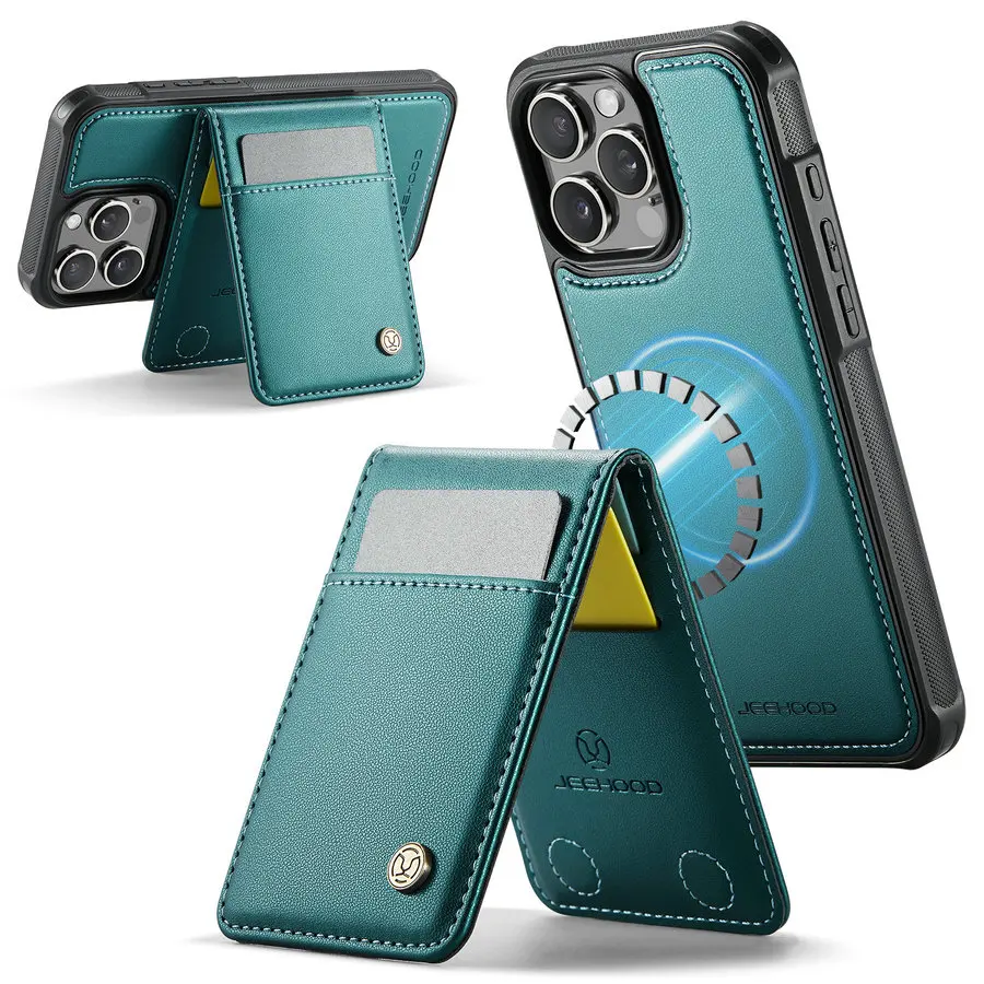 2 in 1 Mobile phone wallet for iPhone 16 15 14 13 12 11 pro max xs xr 7 8 plus back cover leather case for iphones 15 pro max