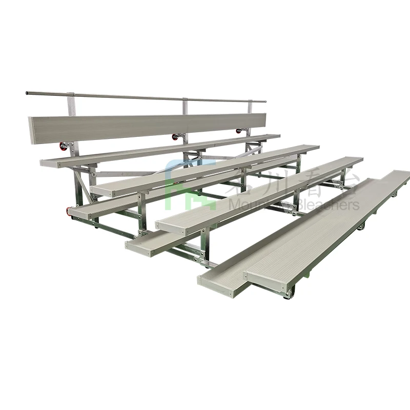 Cheap aluminum stadium bleachers seats Indoor mobile seating portable retractable bleacher seating