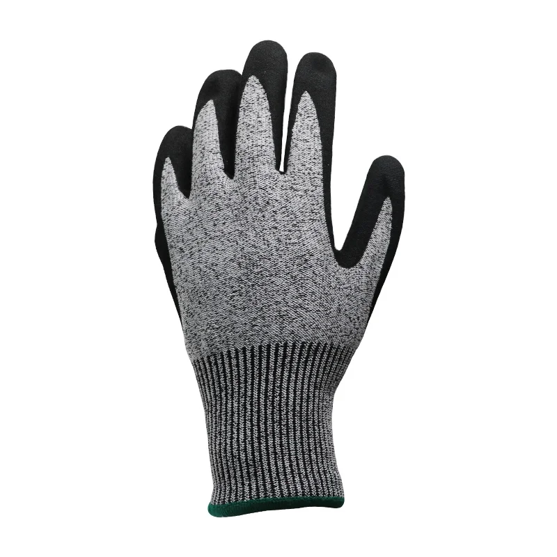 ANSI Level 5 HPPE Seamless Shell Cut Gloves Blade Cut Resistance Gloves Durable Nitrile Grip Anti-cut Gloves