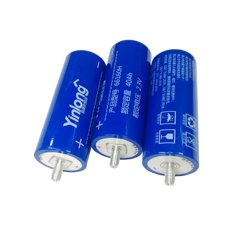 HAYOEN 2.3V 40AH LTO Titanate Battery Quick Charge 25000 Times Life Cycle Yinlong 66160 for Solar Energy Storage Systems