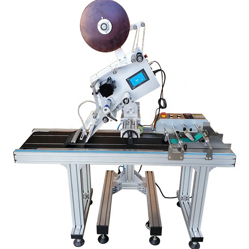 Mylar Bag Labeling Machine Flat Surface Pouch Applicator With Paging Machine
