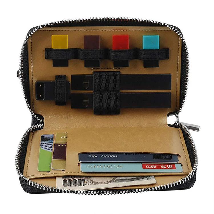 Высококачественный футляр для ручек из искусственной кожи премиум-класса J U L