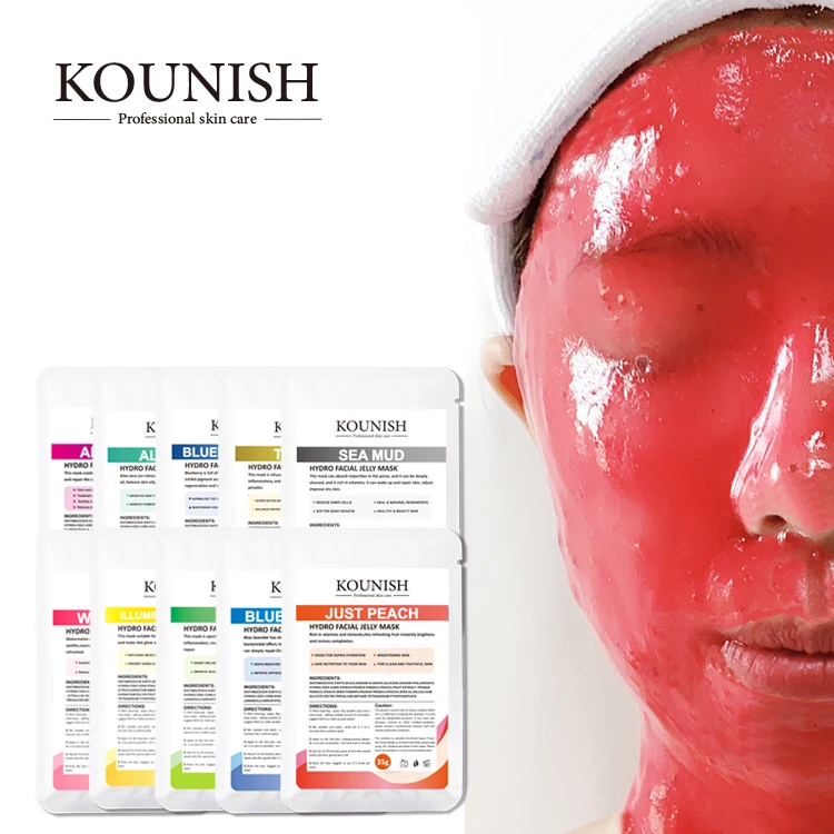 24K Золотая маска порошок против возраста уход за кожей лица Желейная кислота Алоэ Вера маска для лица порошок