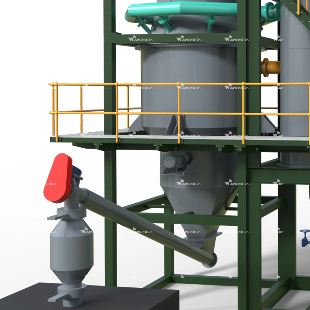 Coconut Brown Power Generation System Framework Structure Biowatt 500 Biomass power plant