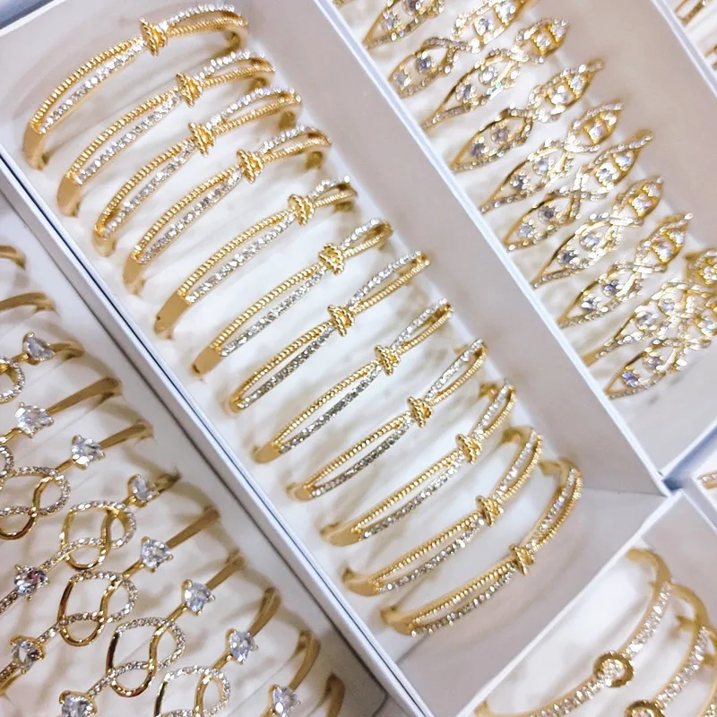 Choose you like hot sell cheap stainless steel gold plated bangles bracelet for women