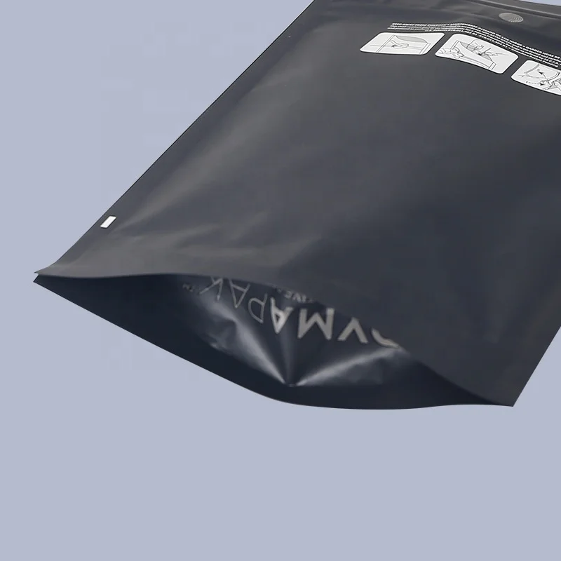 PPPA Compliant CRP Reusable Zipper Top BOPP VMPET PE 240microns Nut & Powder Packaging Child-Resistant Mylar Bags for Tea