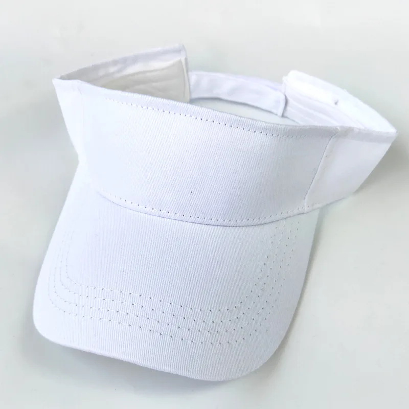 Wholesale hot sell fashion embroidered Custom Logo Printed Sun visor cap Sports visor hat for men