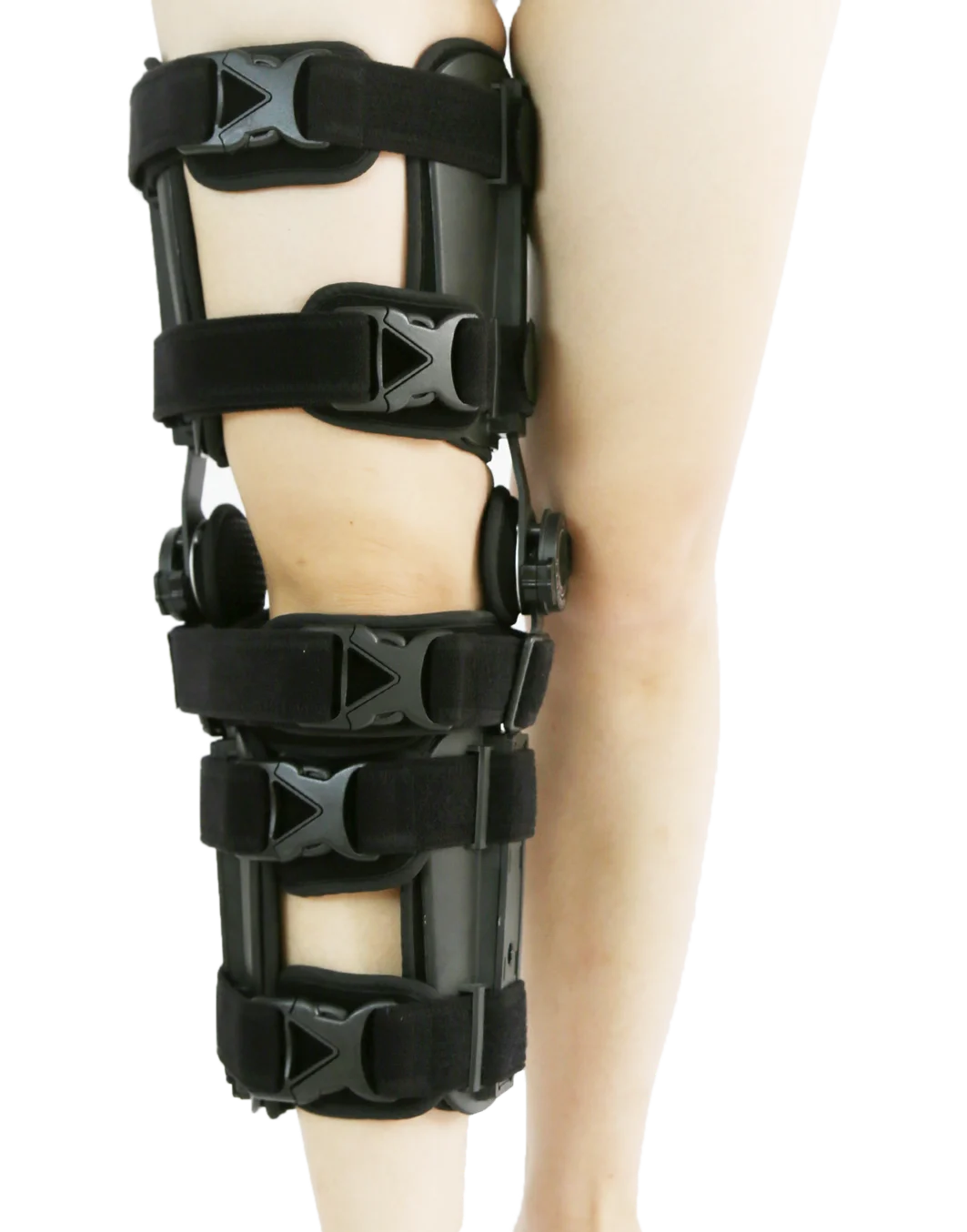 Post Op Knee Brace Support Adjustable Orthopedic Knee Brace Immobilizer  Hinged ROM Knee Brace for adult